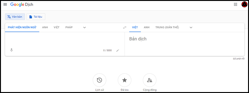 download google dịch cho máy tính