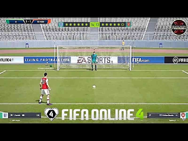 Cách thực hiện Penalty trong FIFA Online 4 (FO4) bằng cú sút chính diện: