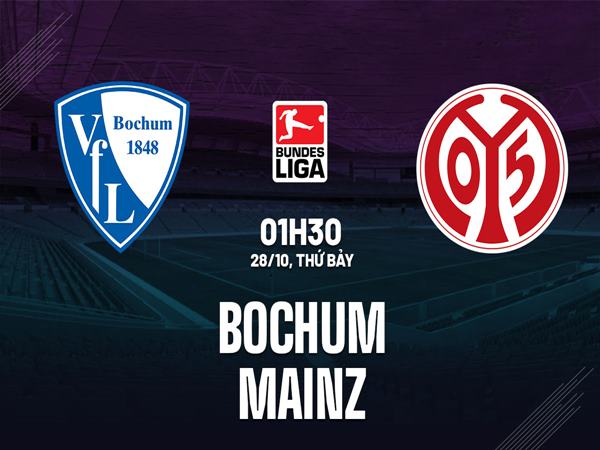 Soi kèo Bochum vs Mainz, 01h30 ngày 28/10