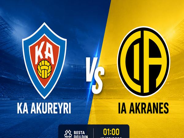 Nhận định, dự đoán KA Akureyri vs IA Akranes đêm nay 13/7